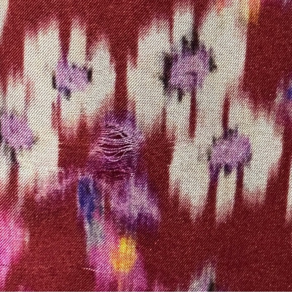 AMUR Laura Floral Silk One Shoulder Dress Size 2 Lavender Purple Asymmetric Hem - Picture 11 of 16